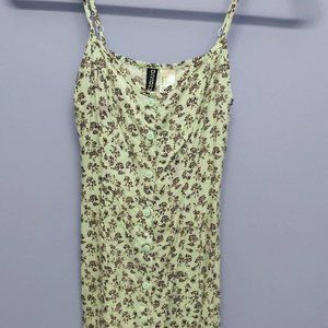 H&M Divided Floral Button Up Dress